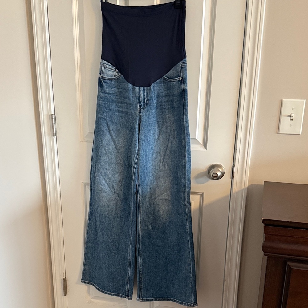 Pinkblush Maternity Blue wide leg Jeans